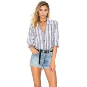 One Teaspoon Womens Blue Fox Harlets Denim Shorts Size 25